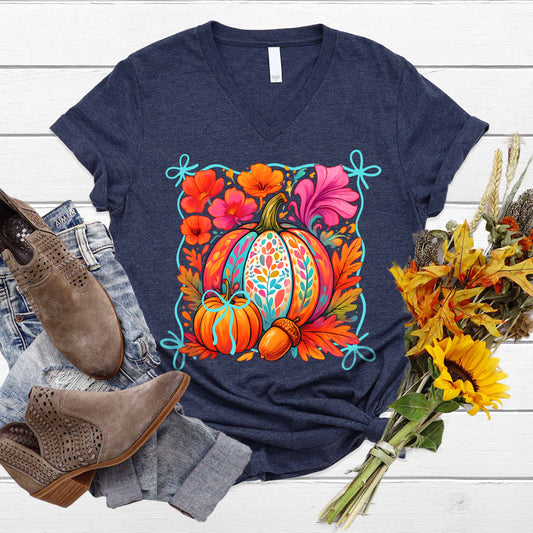 Pumpkins V-Neck