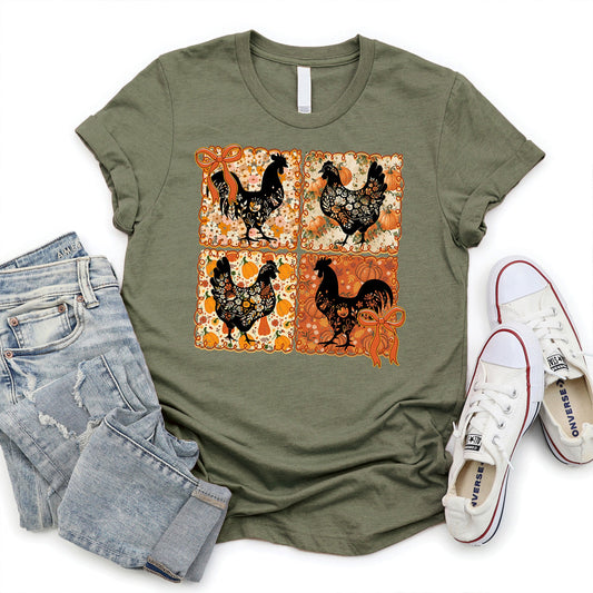 Chicken Patchwork Tee