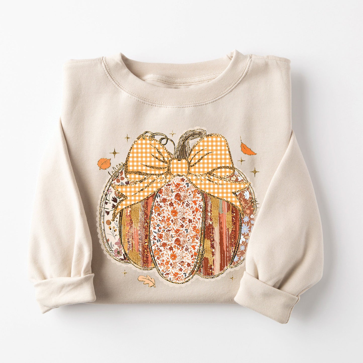 Pumpkin Bow Sweatshirt