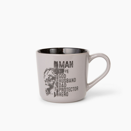 Man of God Ceramic 15 oz Mug With Handle